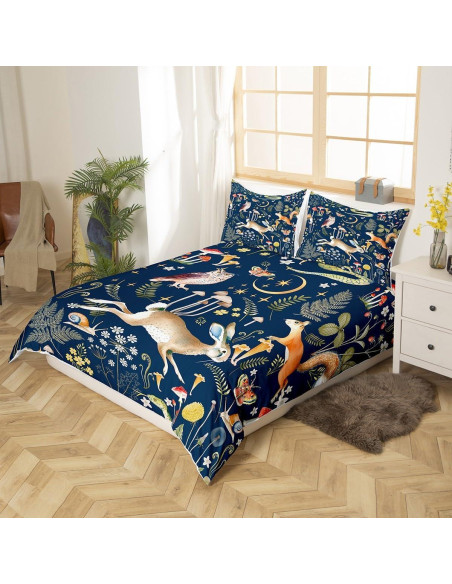 Funda de Edredón Individual Castle Fairy Animales Bohemia