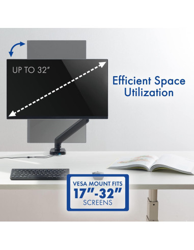 Brazo de Monitor LCD Stellar Mounts para Samsung 32" Curvado