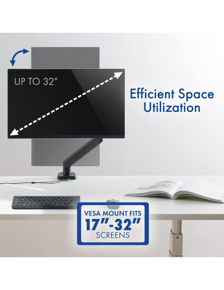 Brazo de Monitor LCD Stellar Mounts para Samsung 32" Curvado