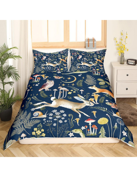 Funda de Edredón Individual Castle Fairy Animales Bohemia
