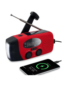 Radio Meteorológica de Emergencia Puyinii AM/FM NOAA 2000mAh