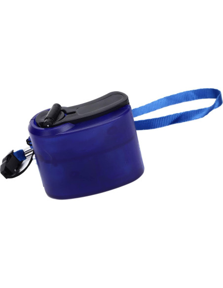 Cargador Manual USB de Manivela Genérico Azul - Emergencia