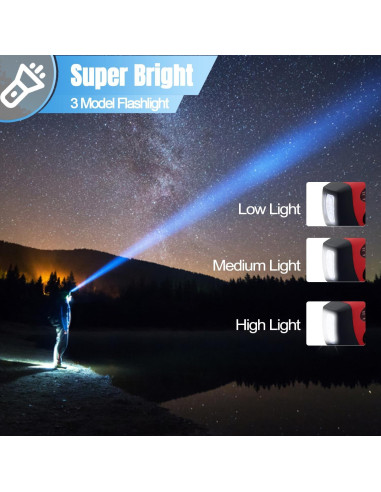 Radio Meteorológica de Emergencia Puyinii AM/FM NOAA 2000mAh