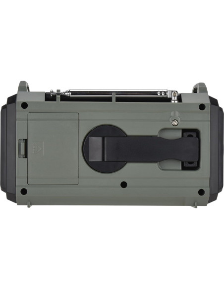 Radio de Emergencia HanRongDa 10000mAh Solar AM/FM NOAA