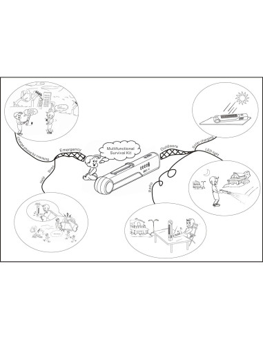 Lámpara Solar de Emergencia CyberTech XN-609 con Radio y Cargador