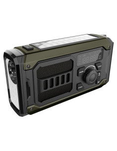 Radio de Emergencia WARSUN 229 Solar y Manivela AM FM