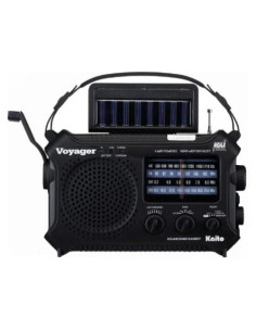 Radio Meteorológica Kaito KA500IP-BLK Solar/Dynamo AM/FM/SW