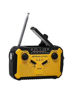 Radio de Emergencia Kaito KA369 AM/FM con Linterna LED y Cargador USB