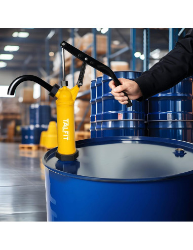 Bomba de Barril TALFIT 55 Galones PP Reforzado Alta Resistencia