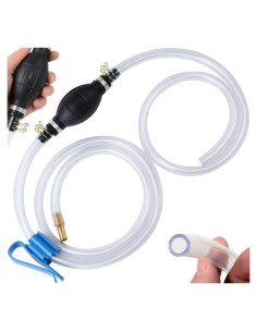 Bomba de Sifón Manual BBjinronjy para Gasolina y Agua 2m