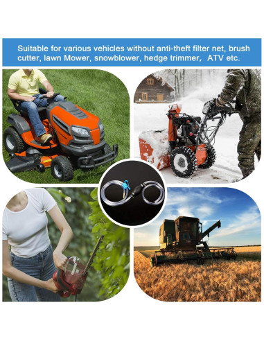 Bomba de Sifón Manual BBjinronjy para Gasolina y Agua 2m