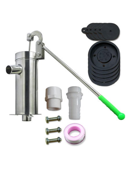 Bomba Manual de Pozo Locci de Acero Inoxidable 7.92m