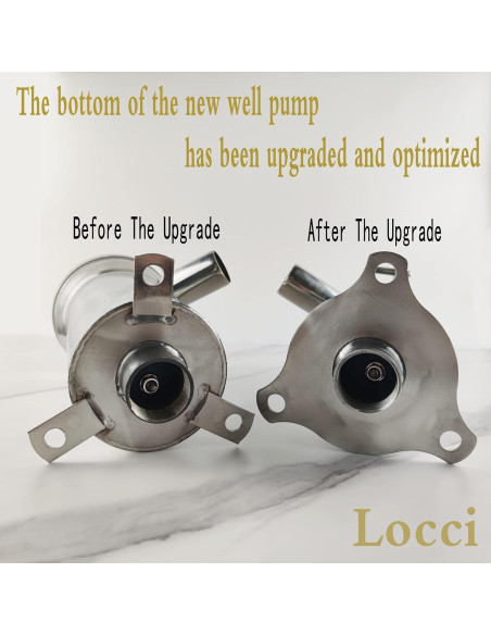 Bomba Manual de Pozo Locci de Acero Inoxidable 7.92m