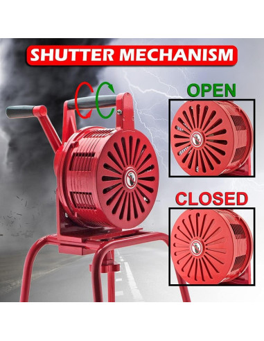 Sirena de Manivela Vixen Horns VXS-1200MBR 120dB 1.61km