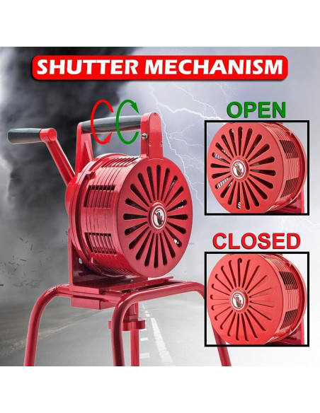 Sirena de Manivela Vixen Horns VXS-1200MBR 120dB 1.61km