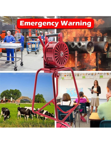 Sirena de Manivela Vixen Horns VXS-1200MBR 120dB 1.61km