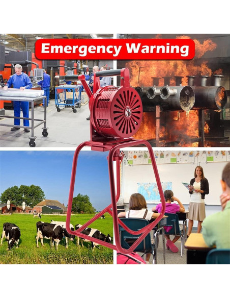 Sirena de Manivela Vixen Horns VXS-1200MBR 120dB 1.61km