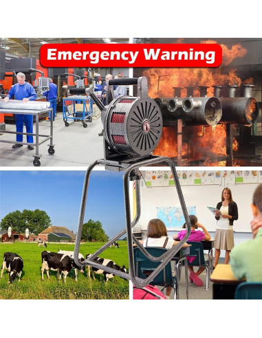 Sirena de Manivela Vixen Horns VXS-1200MB 120dB 1.61km