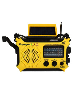 Radio de Emergencia Kaito KA500L AM/FM/SW NOAA Solar y Dynamo