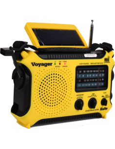 Radio de Emergencia Kaito KA500L AM/FM/SW NOAA Solar y Dynamo 2