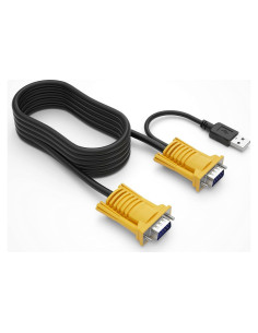 Cable KVM USB VGA 2 en 1 MT-VIKI 5m para Interruptor KVM