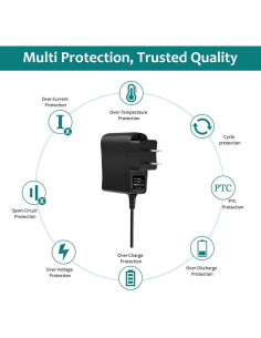 Adaptador de CA J-ZMQER para Radio Kaito KA332W Solar 2