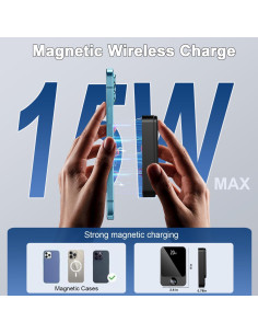 Cargador Portátil Magnético Matast 10000mAh Carga Rápida PD 2