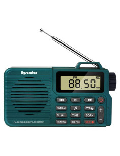 Grabadora de Radio Digital AM/FM Portátil Rysamton Verde