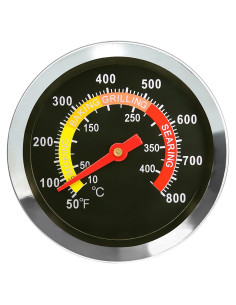 Termómetro de Humo DOZYANT para Parrilla 6 cm Acero Inoxidable