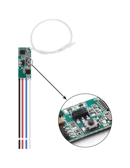 Controlador de Motor DC 12V QIACHIP Inalámbrico RF 100m