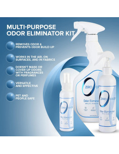 Zero Odor Eliminador de Olores Multiusos 3 Piezas 1.09 kg 2