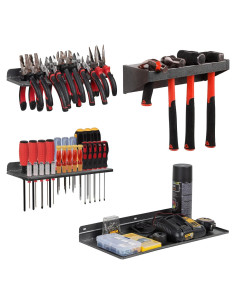 Organizador de Herramientas de Metal AHOWPD - 4 Estantes Montados