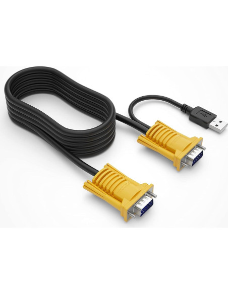 Consola KVM VGA 8 Puertos MT-VIKI + Cable 3.05m Negro Consola KVM VGA 8 Puertos MT-VIKI + Cable 3.05m Negro