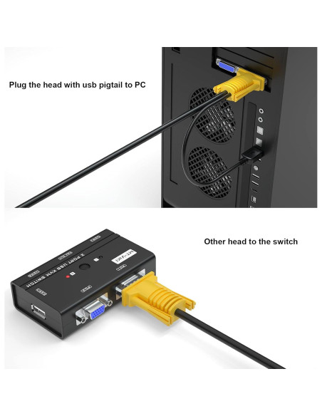 Consola KVM VGA 8 Puertos MT-VIKI + Cable 3.05m Negro Consola KVM VGA 8 Puertos MT-VIKI + Cable 3.05m Negro