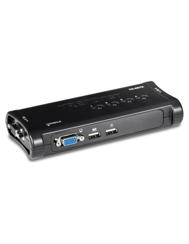 Interruptor KVM USB 4 Puertos TRENDnet TK-407K VGA 2048x1536