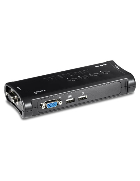 Interruptor KVM USB 4 Puertos TRENDnet TK-407K VGA 2048x1536