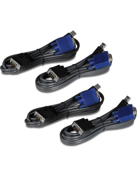 Interruptor KVM USB 4 Puertos TRENDnet TK-407K VGA 2048x1536
