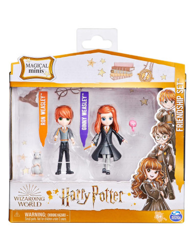 Set de Amistad Ron y Ginny Weasley con Criaturas