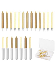 Juego de 20 Cuchillas de Punta Fina GAQWOK para Cricut