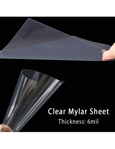 Paquete de 26 Hojas Mylar 30.48x30.48 cm 6 mil Egosky