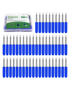 50 Cuchillas de Reemplazo 60 Aleybloodes para Cricut