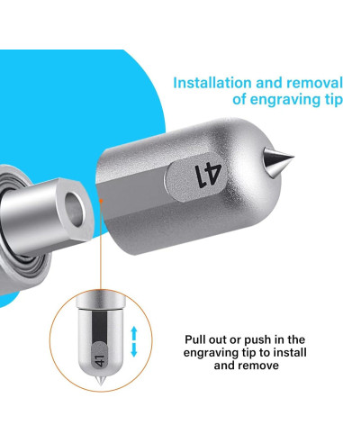 Punta de Grabado Giftgorde para Máquinas Maker - Acero Carburo
