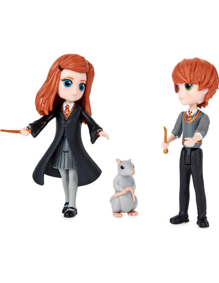 Set de Amistad Ron y Ginny Weasley con Criaturas
