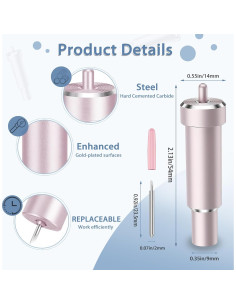 Cuchillas de Corte Profundo Audvln para Maker y Explore - Rosa 2