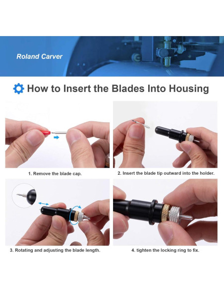 30 Cuchillas de Corte STREWEEK para Cricut Explore Air 2/3/Maker