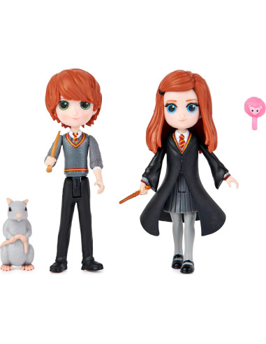 Set de Amistad Ron y Ginny Weasley con Criaturas