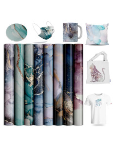 Hojas de Transferencia Lucky Goddess 8 PCS 30.48x30.48 cm