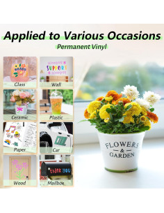 Rollo de Vinilo Adhesivo Permanente Negro Oncil 30.48cm x 15.24m 2