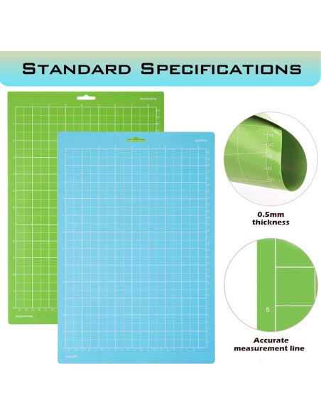 Alfombrilla de Corte LOPASA para Cricut Joy Xtra 21.6x30.5 cm