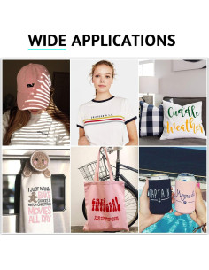 Vinilo de Transferencia de Calor Azul HTV PU 12x25 cm - HTVRONT 2